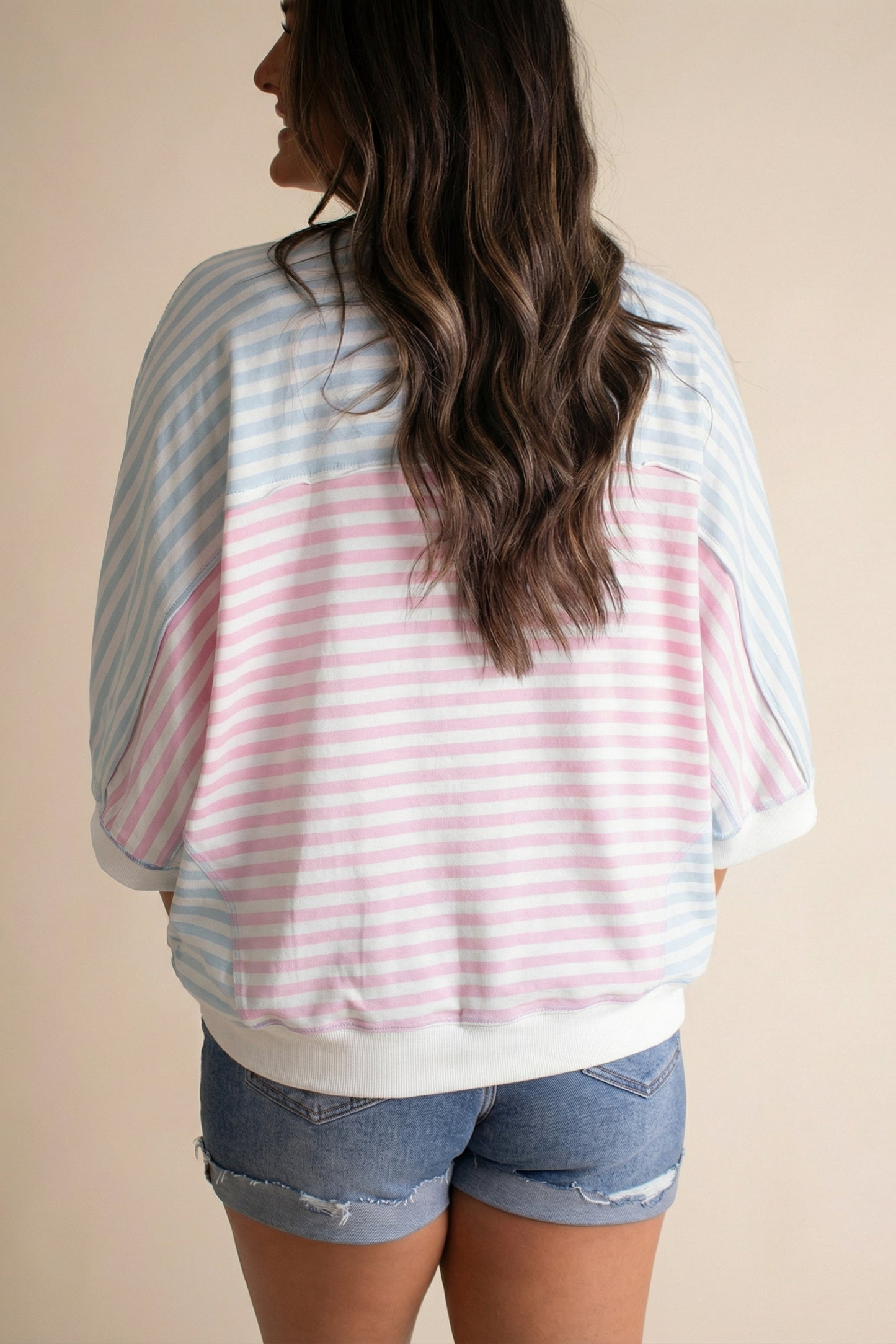 Cotton Candy Stripe Top